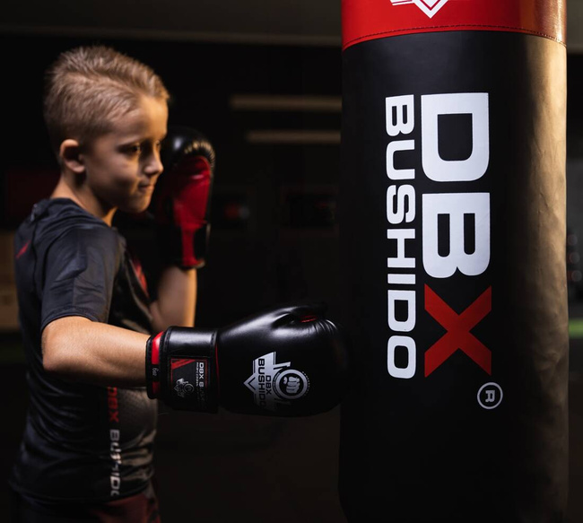 80 cm / 15 kg - Set - Kinder-Boxsack DBX Junior Rot