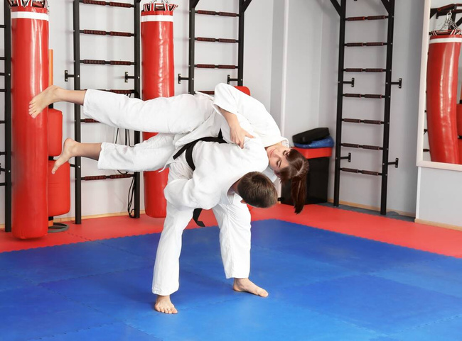 Gymnastikmatte mit Sicherheitszertifikat - Puzzle 1x1m - Tatami 2 cm