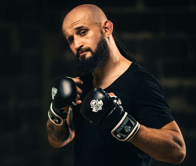 MMA Sparring Handschuhe M - Phantom Weiß - Valor Series