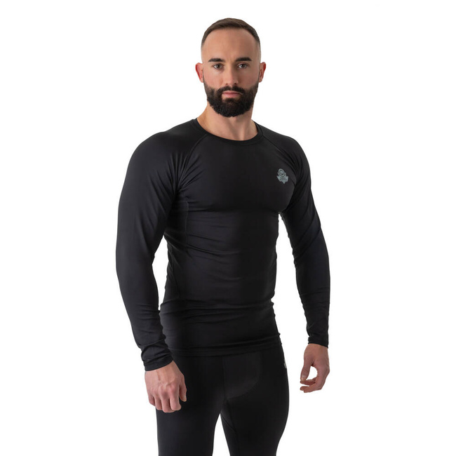 Rashguard langarm schwarz BlackRSL - S