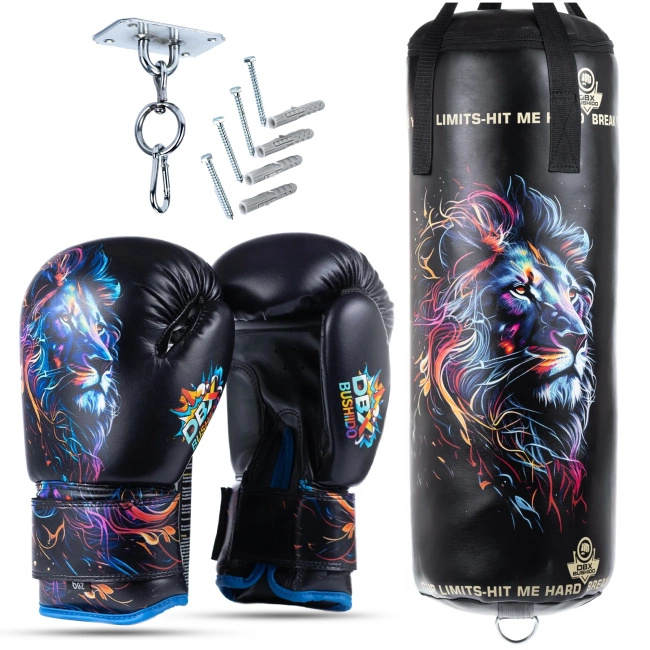 Kinder-Boxset Leon LEER Boxsack + Handschuhe – 65 cm