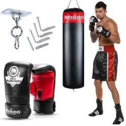 130 cm / 30 kg - Home Pro 130 Boxset - Boxsack + MMA Handschuhe