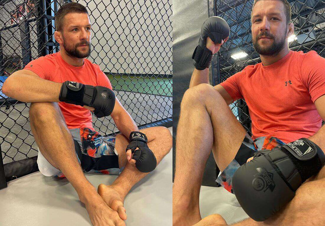 MMA Sparring Handschuhe L - Black Master - Valor Series