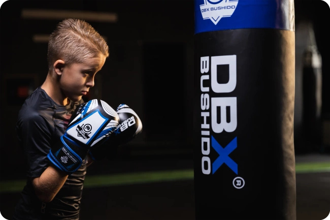 80 cm / 15 kg - DBX Junior Blue Boxset für Kinder | DBX Bushido