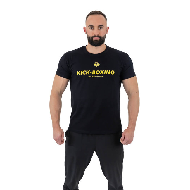 Baumwoll-T-Shirt "Kick-boxen" - M
