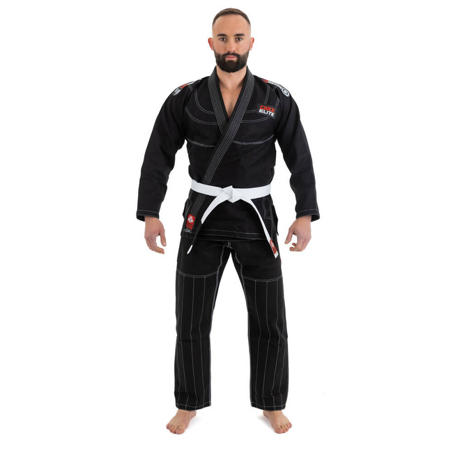Kimono / GI für BJJ Training - Schwarz DBX ELITE A0 + PAS A0