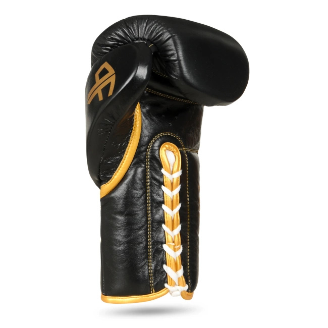 Schnürbare Boxhandschuhe mit Mehrschichtpolsterung – ProFighter Gold – Legacy Series