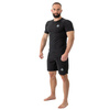 Rashguard kurzarm schwarz BlackRS - L