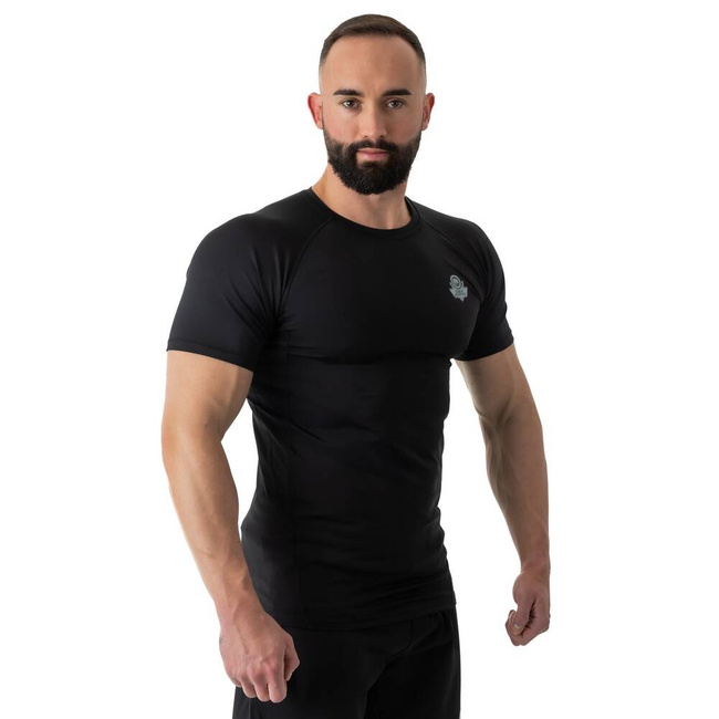 Rashguard kurzarm schwarz BlackRS - M