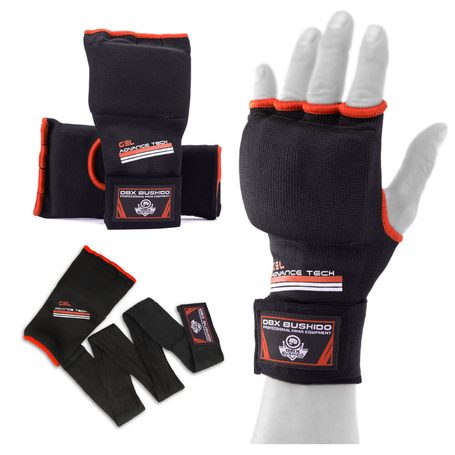 BUSHIDO GEL HANDSCHUHE, WICKEL, BANDAGE -ARK-100017A - LXL