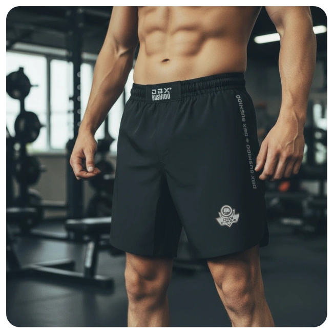 MMA Shorts schwarz DBX Bushido