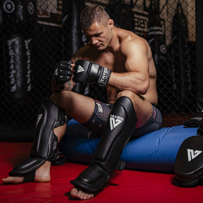 MMA Handschuhe M - Taver Black - Origin Serie