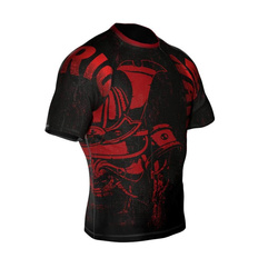 Warrior" Rashguard Kompressions-T-Shirt aus DBX MORE DRY M Material