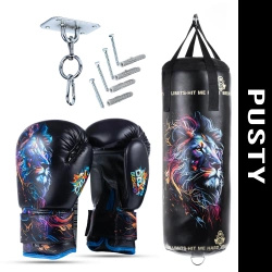 Kinder-Boxset Leon LEER Boxsack + Handschuhe – 65 cm