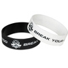 DBX BUSHIDO Silikon-Armband - Break Your Limits - Weiß